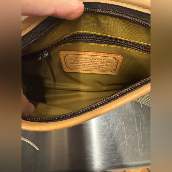 Hunting World never used with tags Scottish plaid leather clutch bag. - Picture 8 of 11